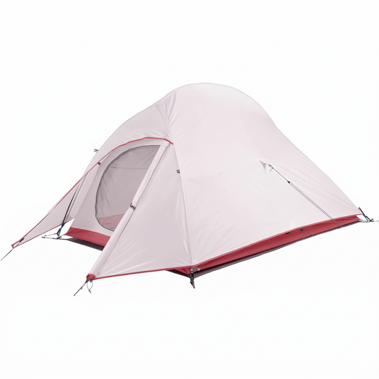Ridgeline backpacking tent on white background
